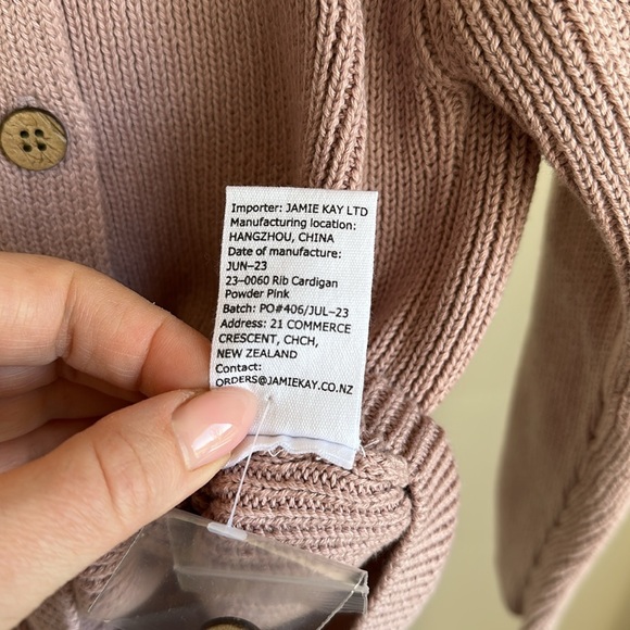 ✨NEW Jamie Kay Rib Cardigan 4Y - Picture 8 of 11